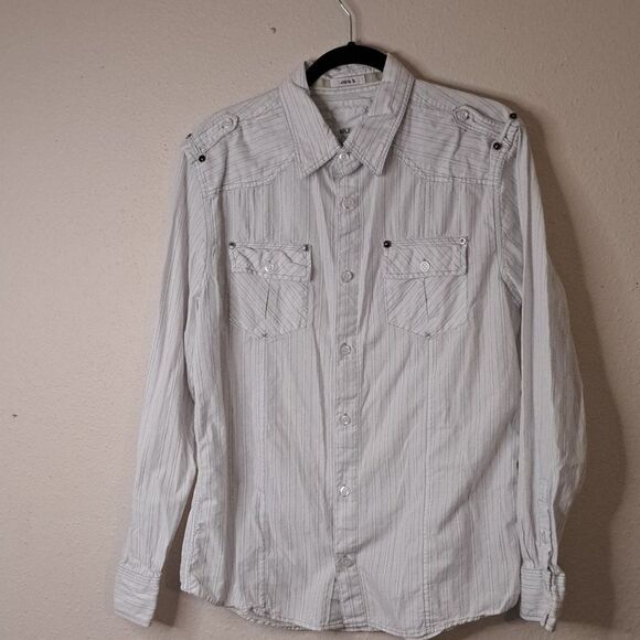 BKE Athletic fit button down shirt size large - Picture 1 of 5